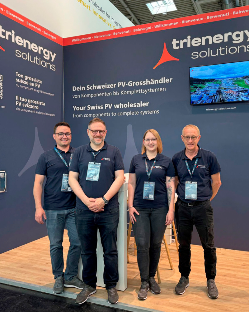 Serrange Team unseres Grosshändlers 🔺 TRIENERGY Solutions